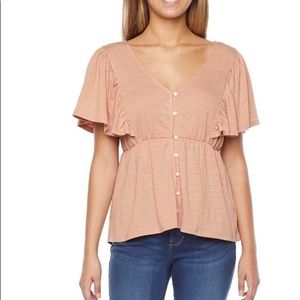NWT Women’s V-neck babydoll top